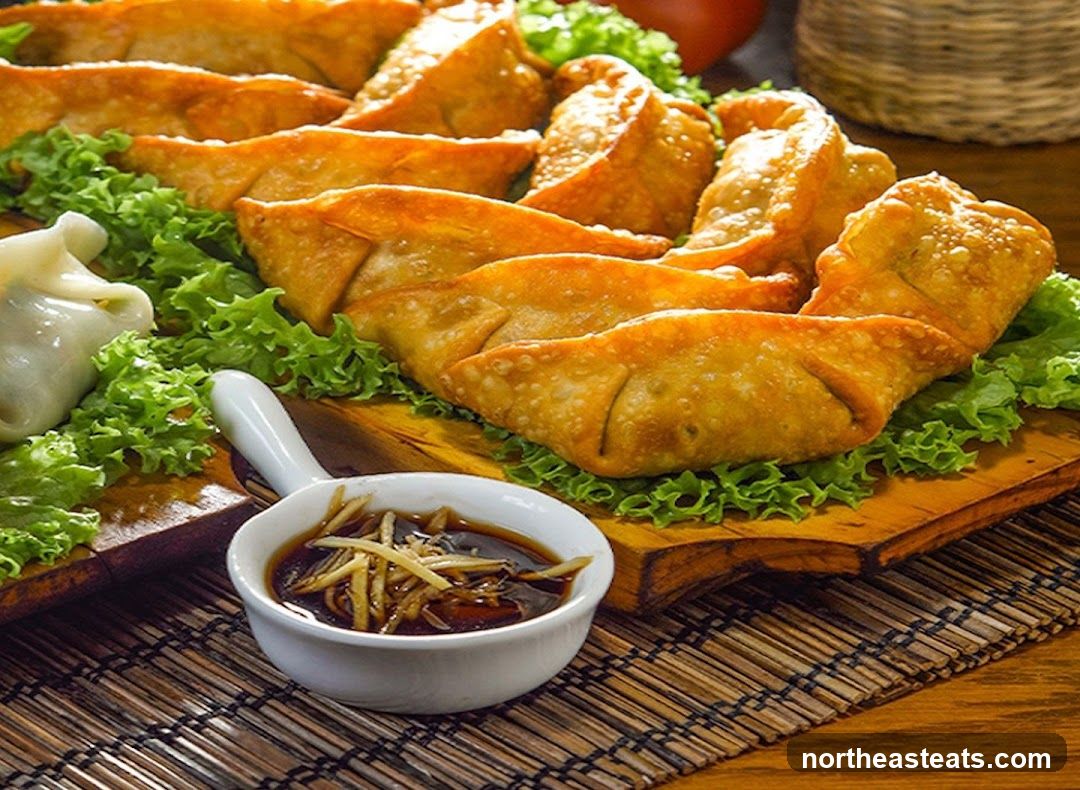 Fried Dumplings with Dipping Sauce