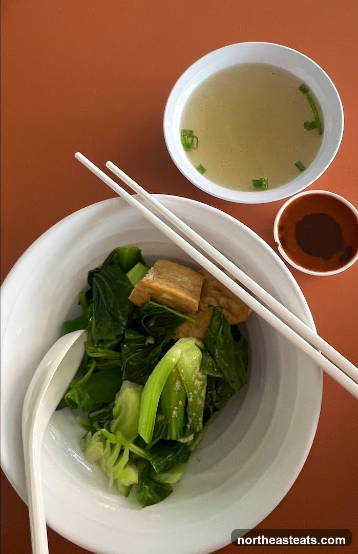 Vegetable and Tofu Dish with Broth