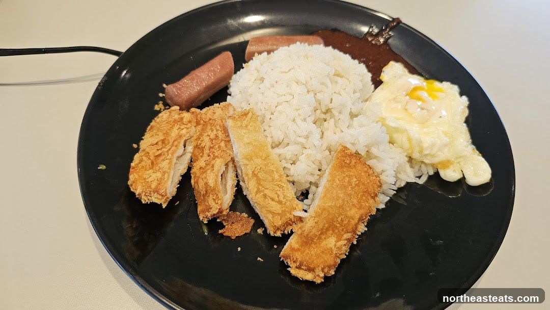 Fried Chicken and Rice Meal