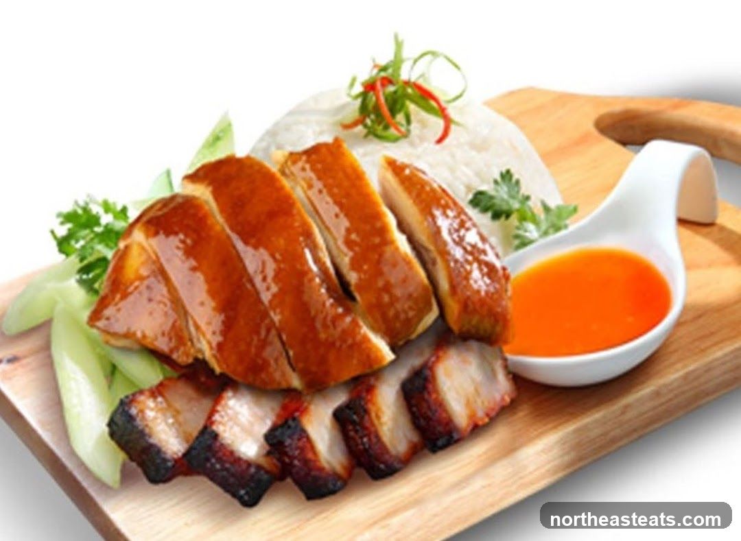 Roast Chicken and Pork Platter