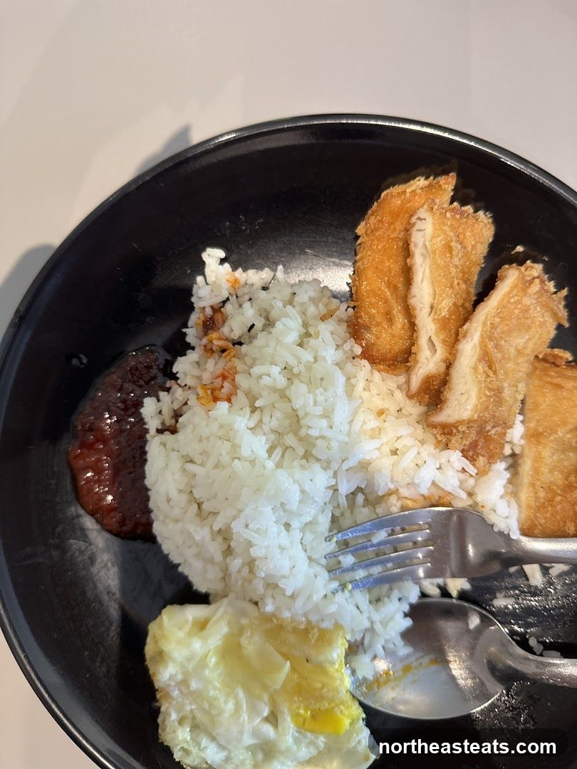 Fried Chicken Rice Plate
