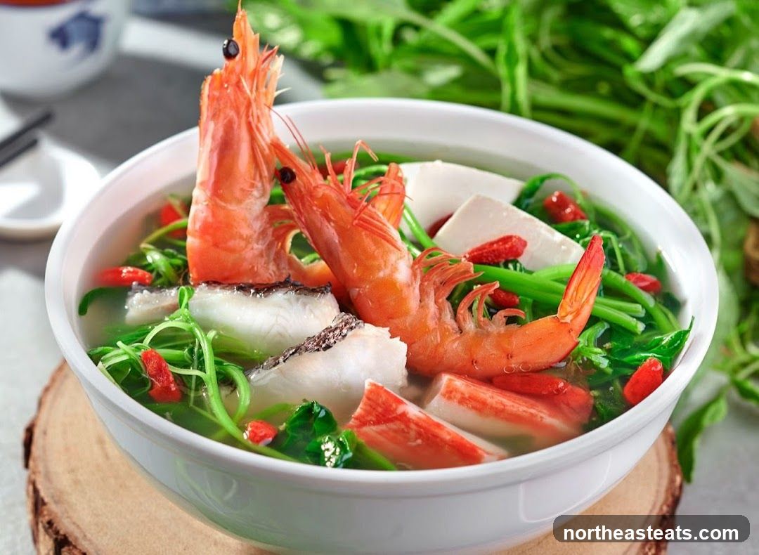 Seafood and Tofu Soup