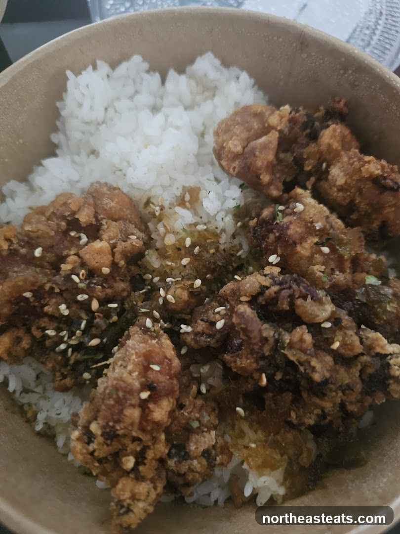 Fried Chicken and Rice Bowl