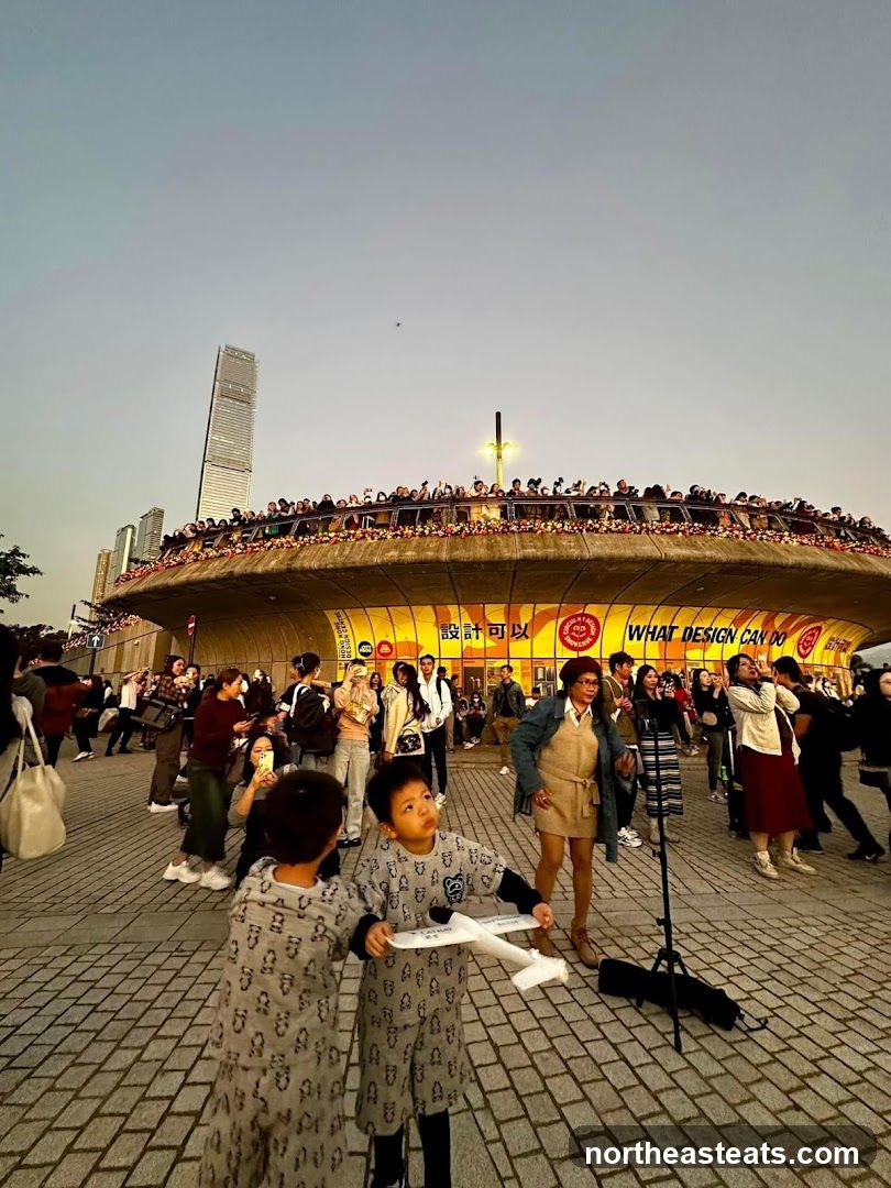 People gathered at an outdoor event