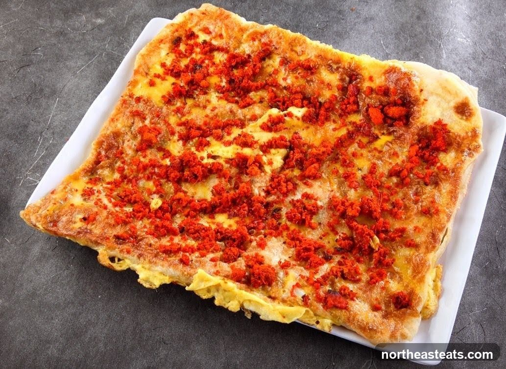 Omelette with Red Topping