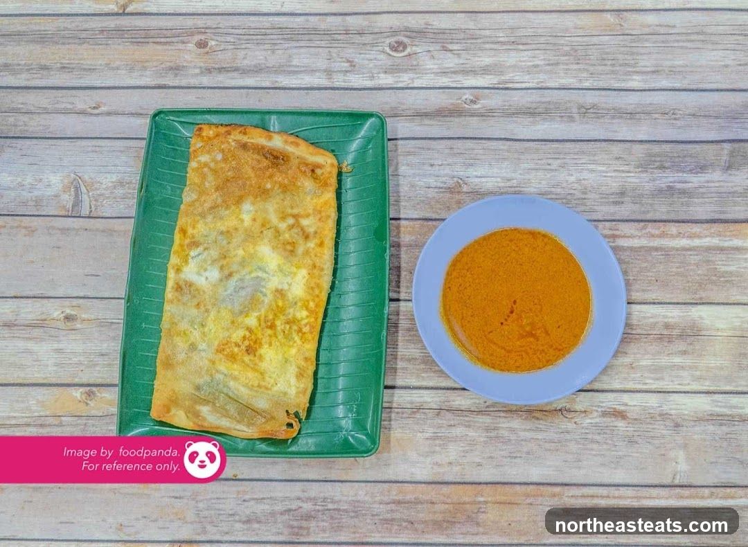 Murtabak with Curry Sauce
