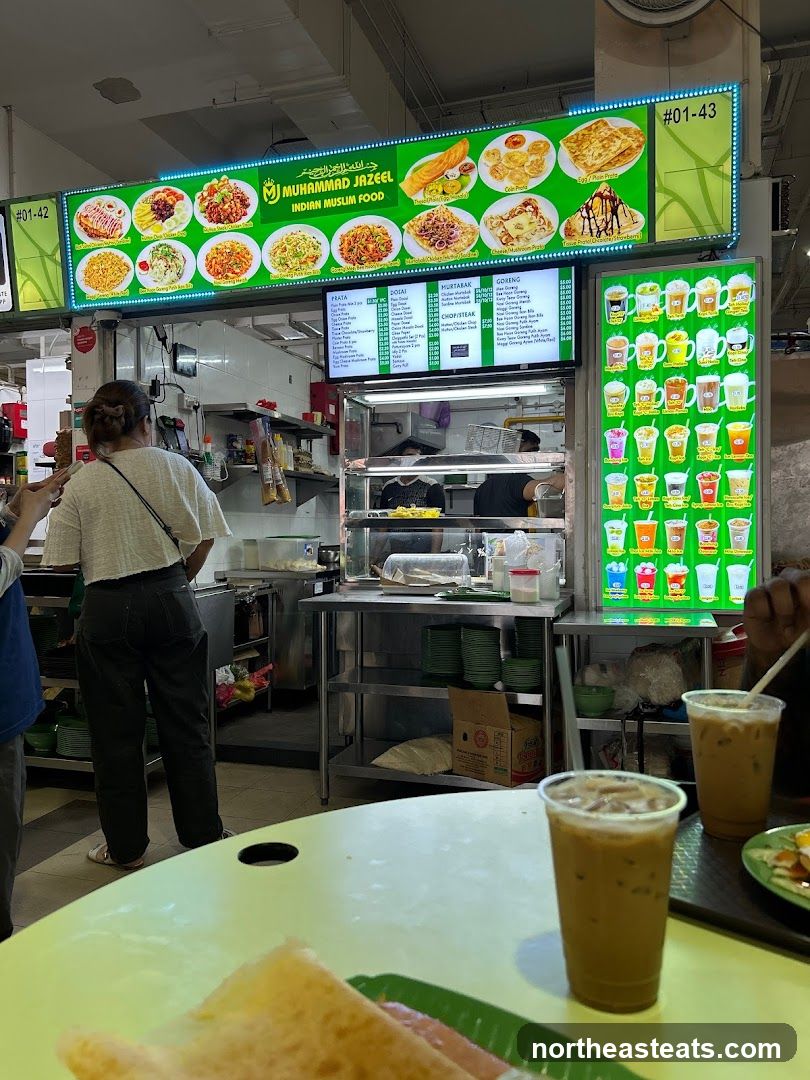 Indian Muslim Food Stall Menu