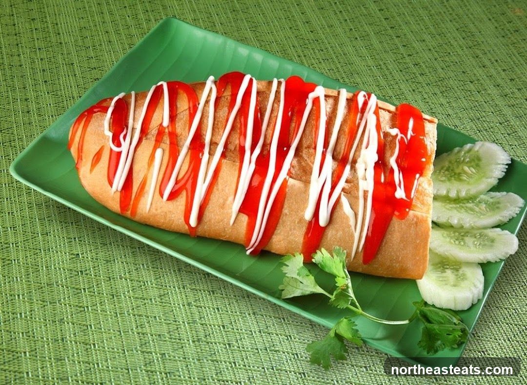 Sandwich with Ketchup and Mayonnaise