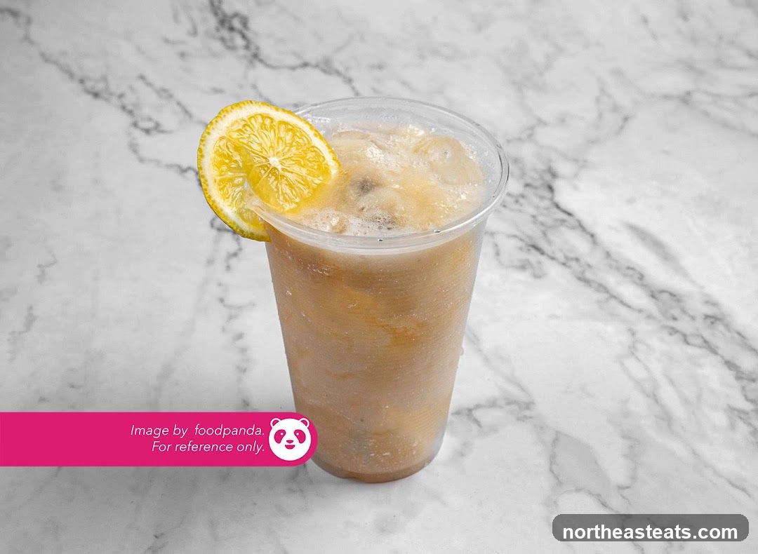 Iced Coffee with Lemon