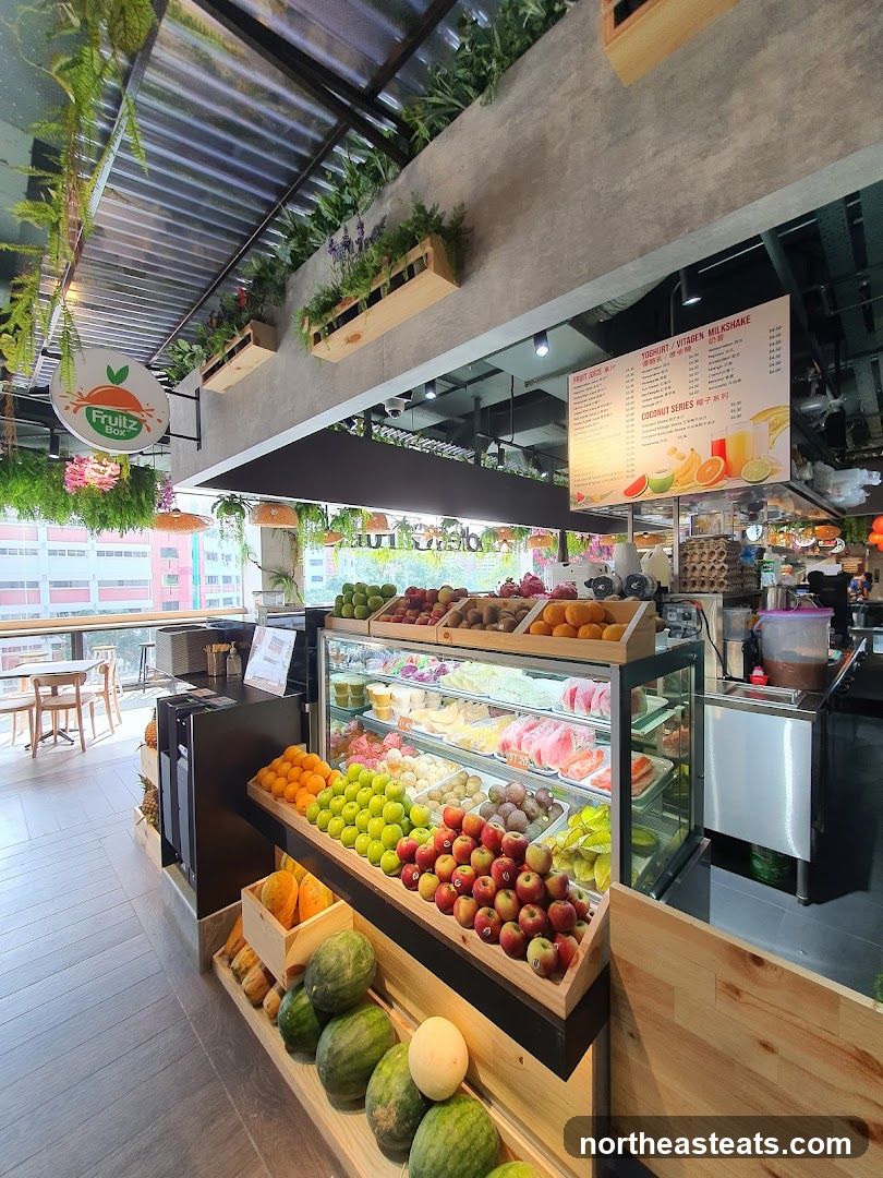 Fruit Juice Bar Display