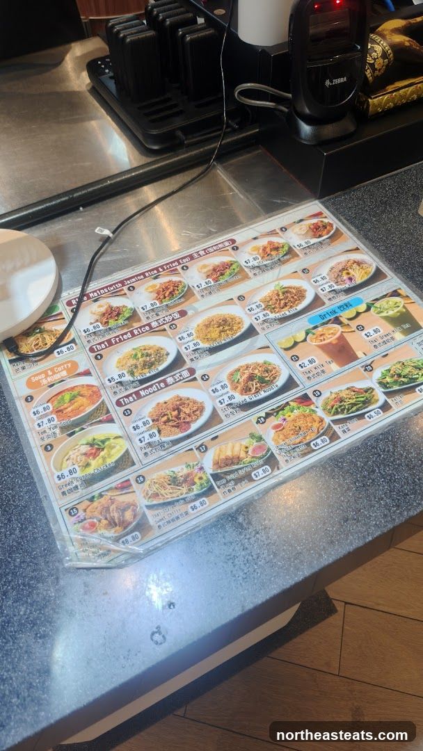 Thai Food Menu
