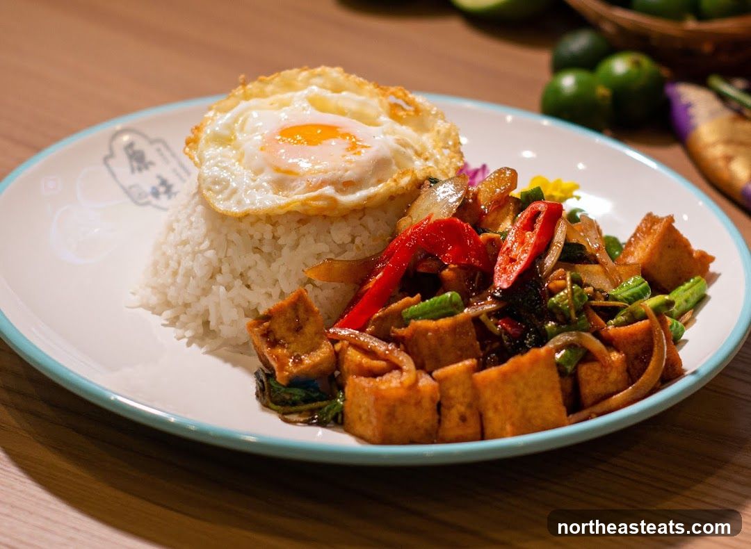 Tofu and Rice Dish