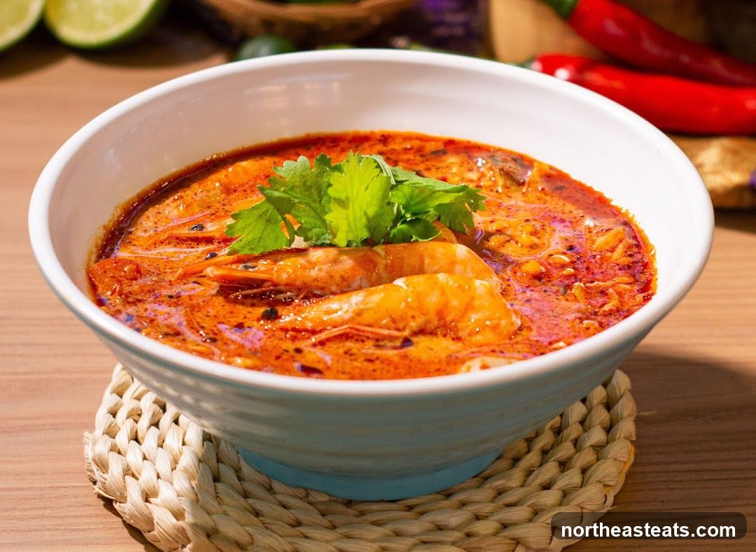 Tom Yum Soup with Shrimp