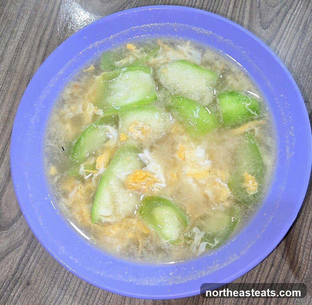 Luffa Gourd and Egg Soup