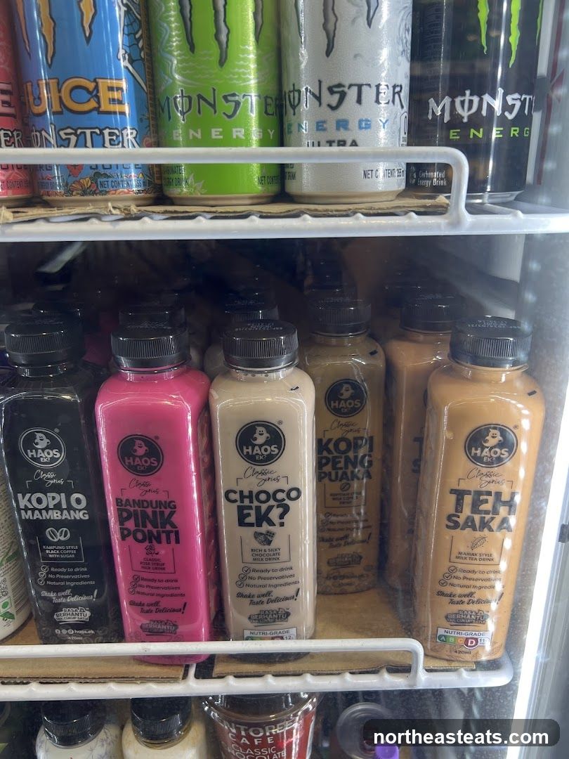 Assorted Drinks in Refrigerator