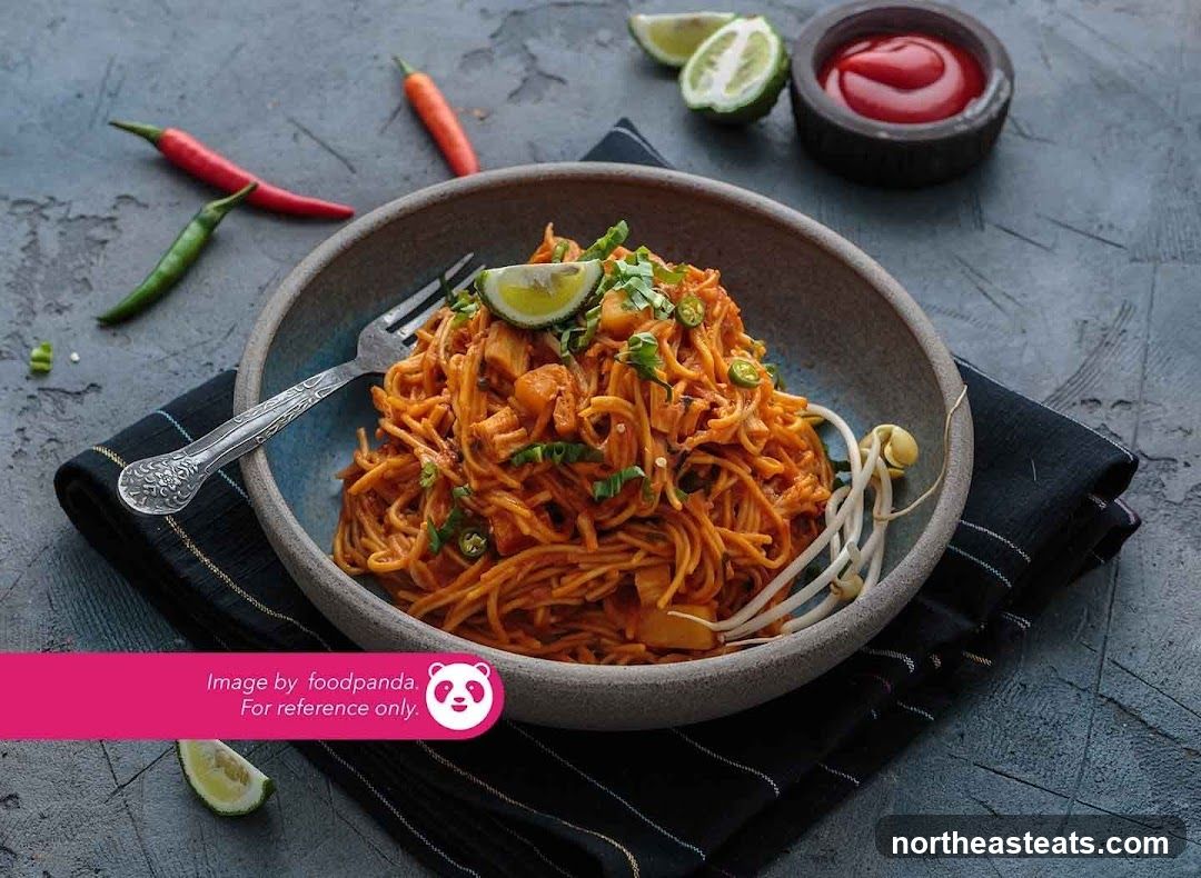 Spicy Noodles with Lime and Chili