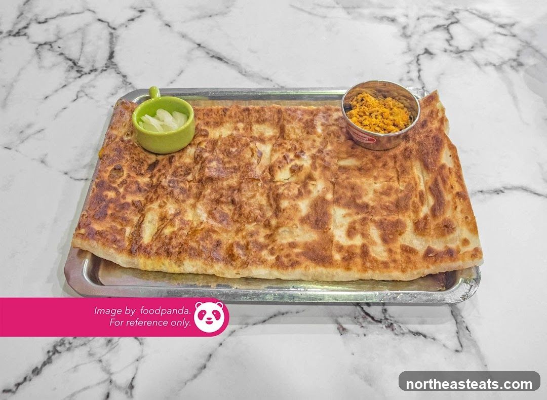 Roti Canai with Condiments