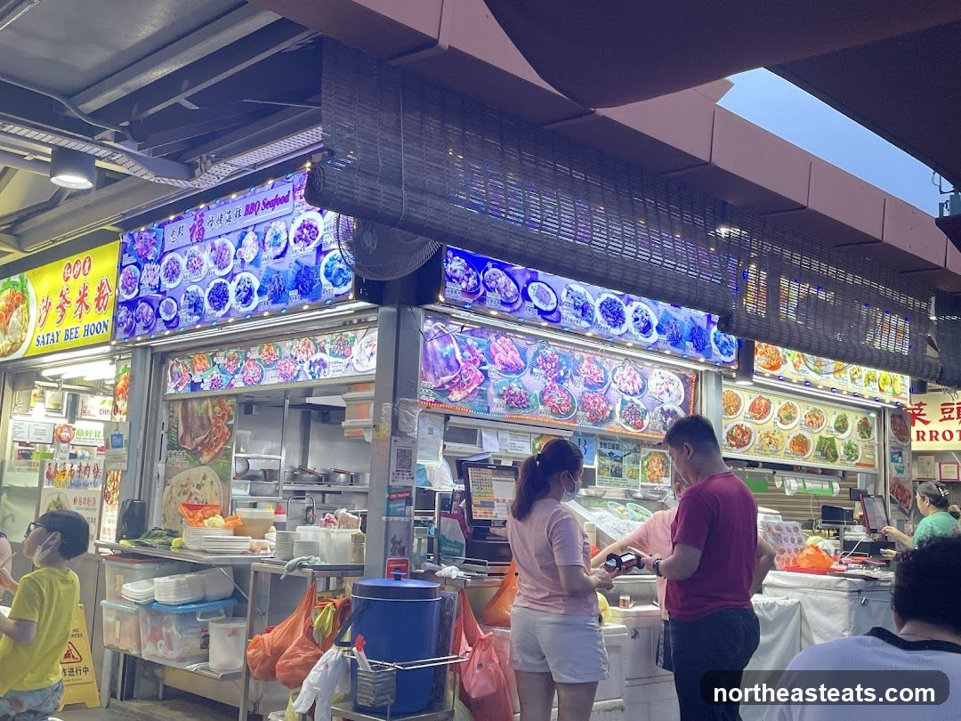 Food Stall with Menu Displays