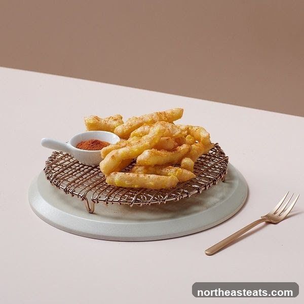 Fried Food with Dip