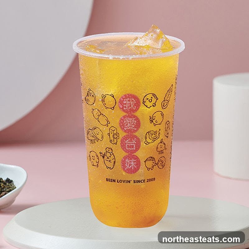 Beverage with Cartoon Decorations