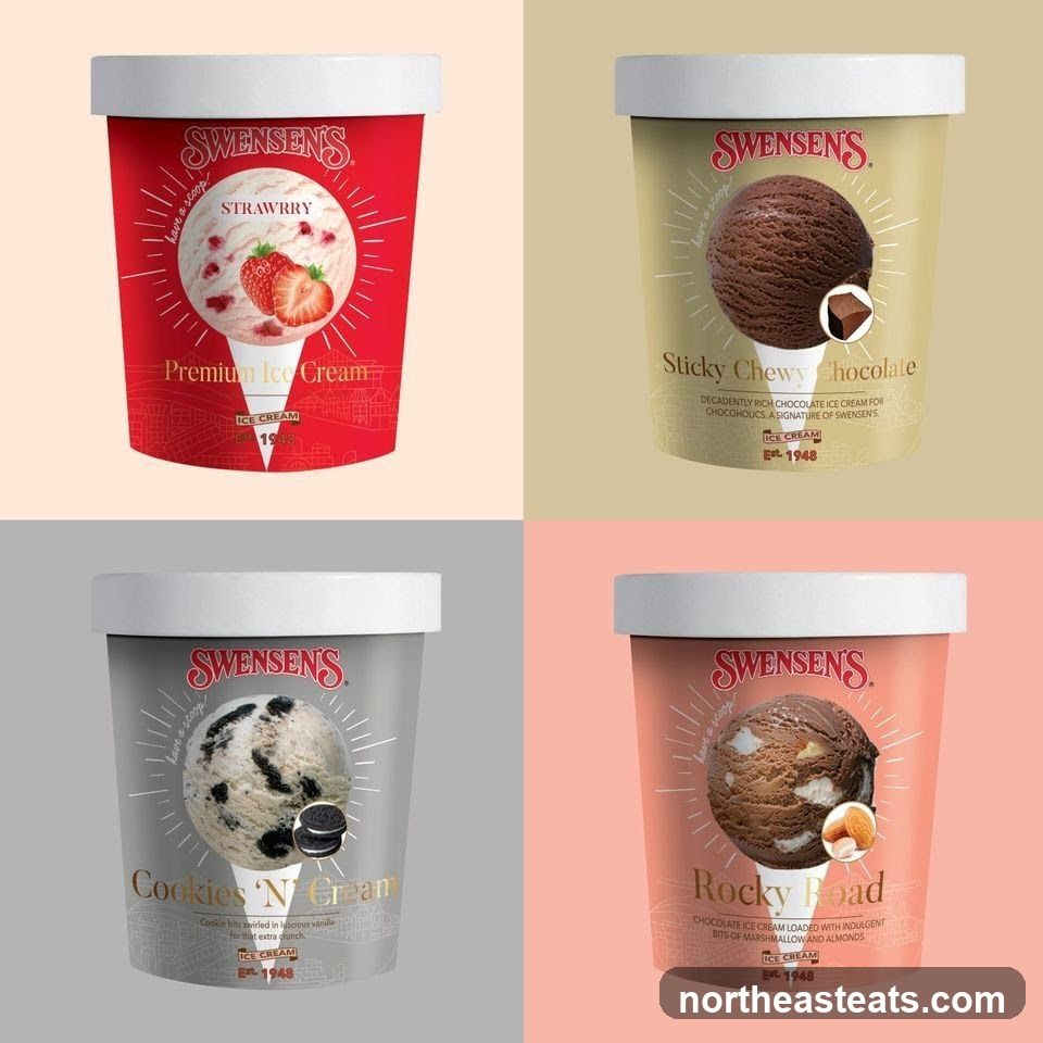 Four Ice Cream Pints