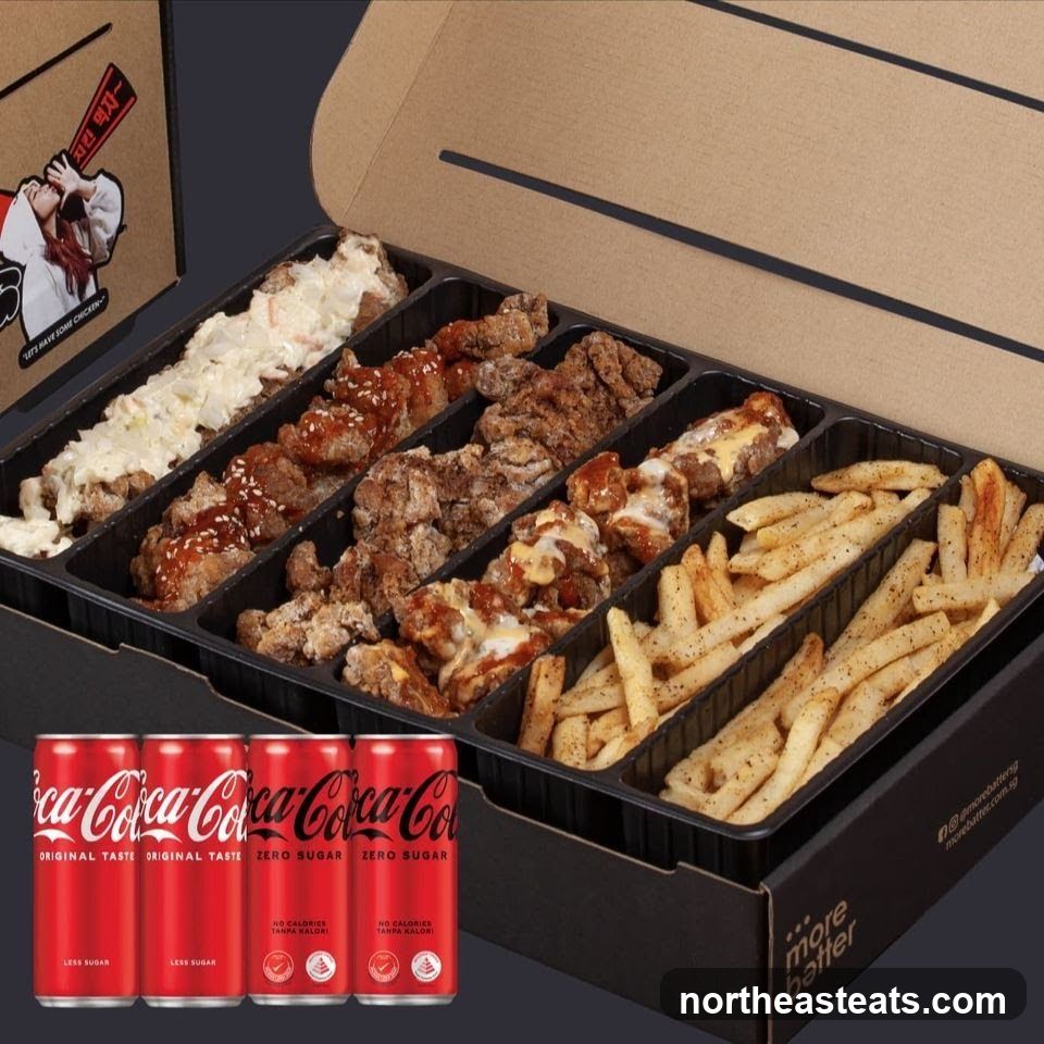 Fried Chicken Platter with Coca-Cola