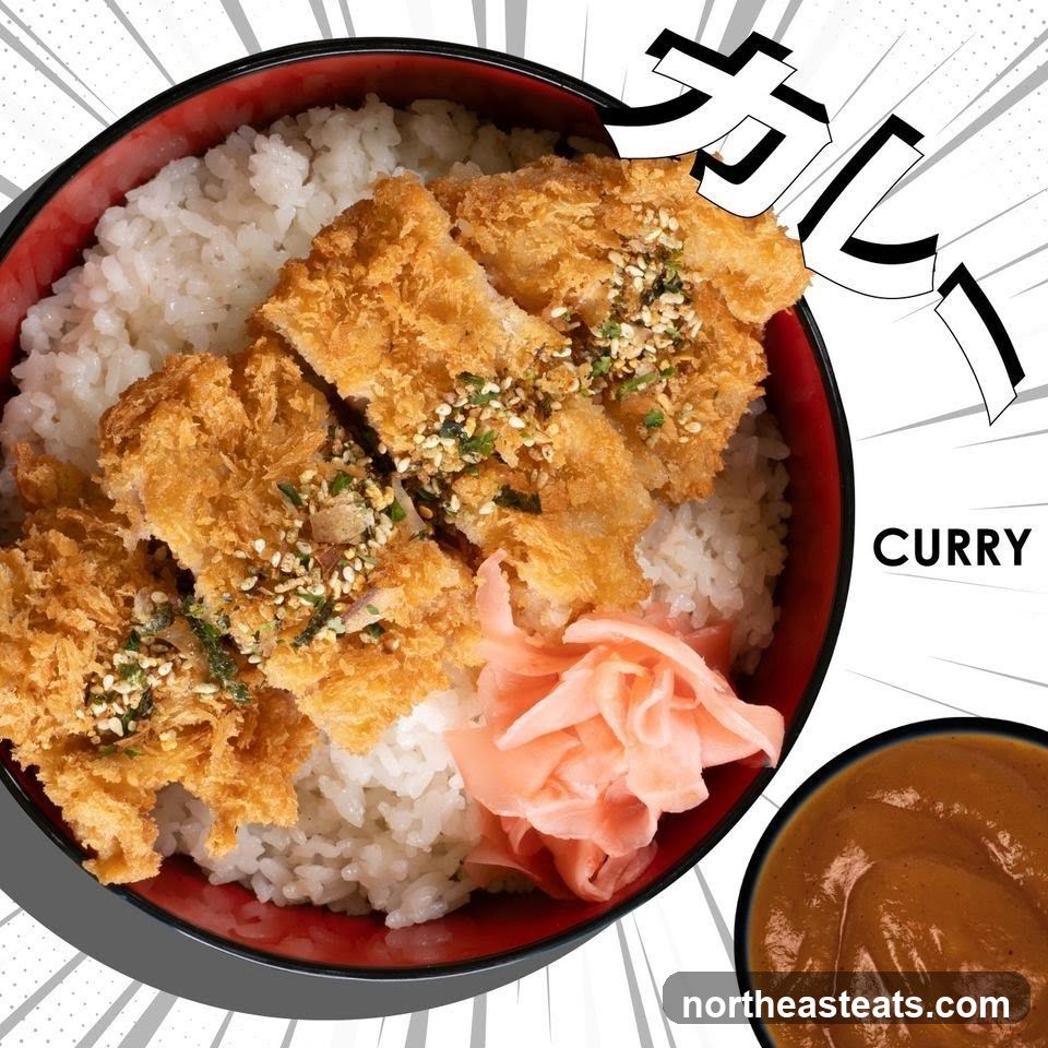 Curry with Fried Pork and Rice