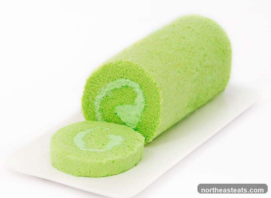 Pandan Swiss Roll
