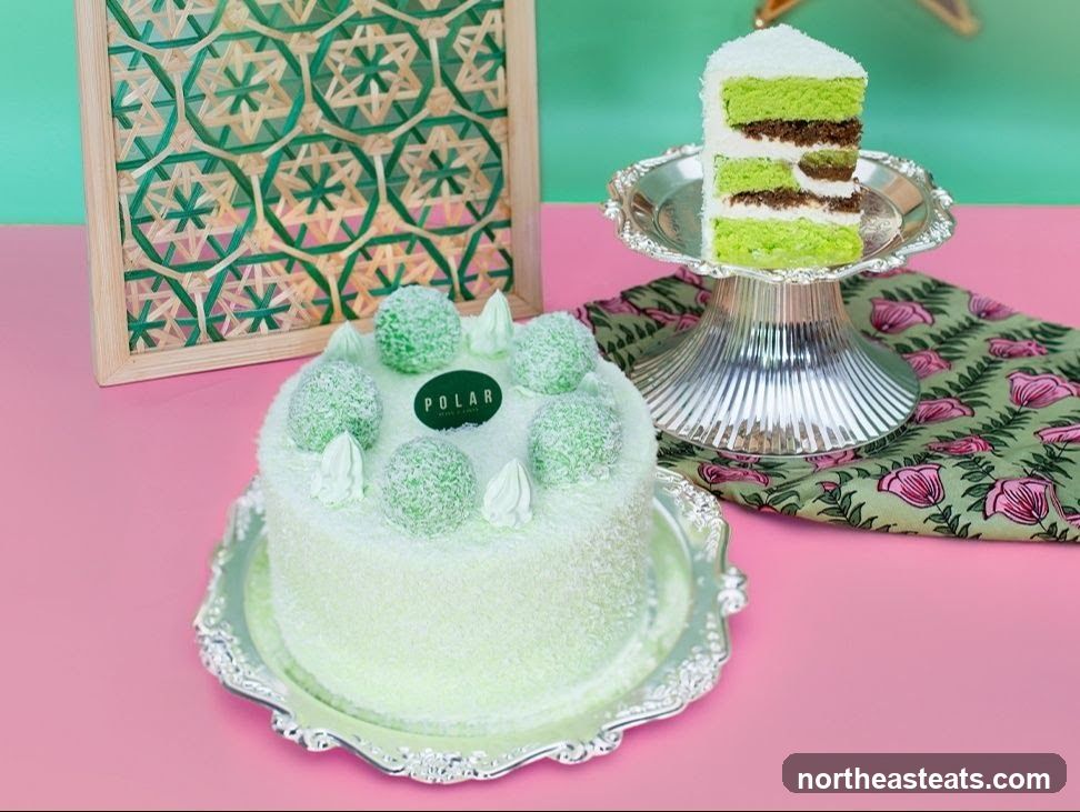 Green Coconut Cake