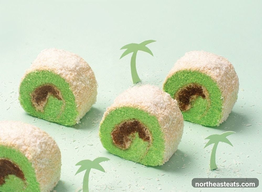 Coconut Swiss Rolls