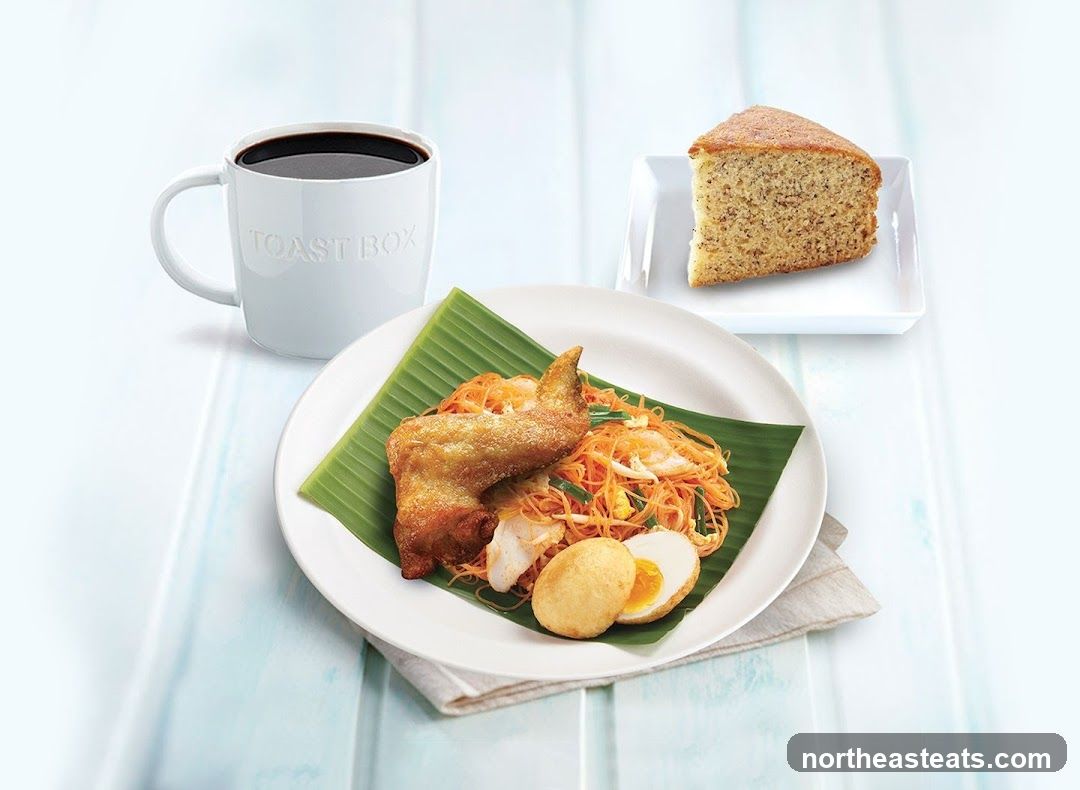 Meal with Coffee and Cake