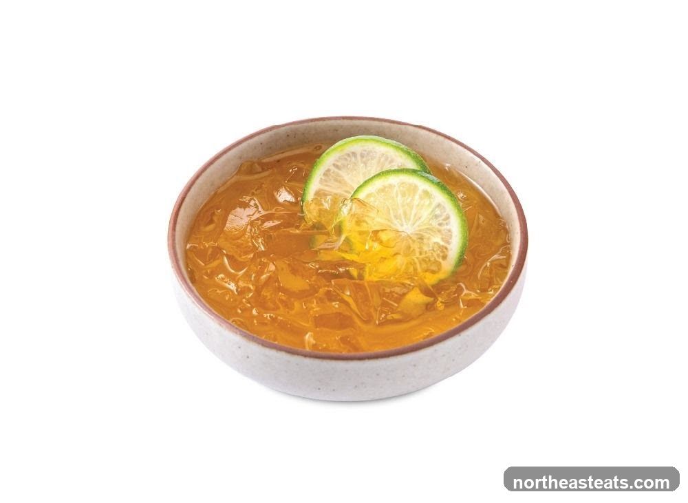 Jelly with Lime Slices