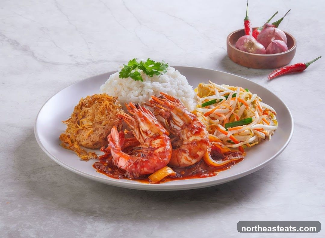 Shrimp and Rice Platter