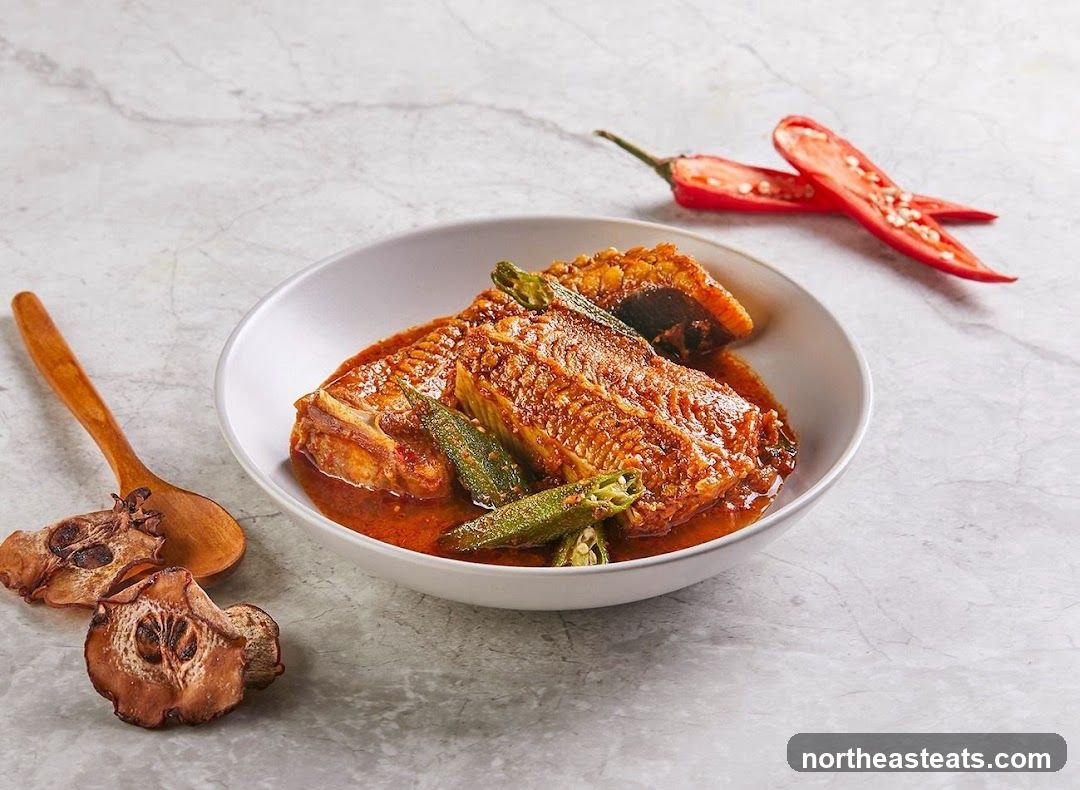 Fish Curry with Okra and Chili