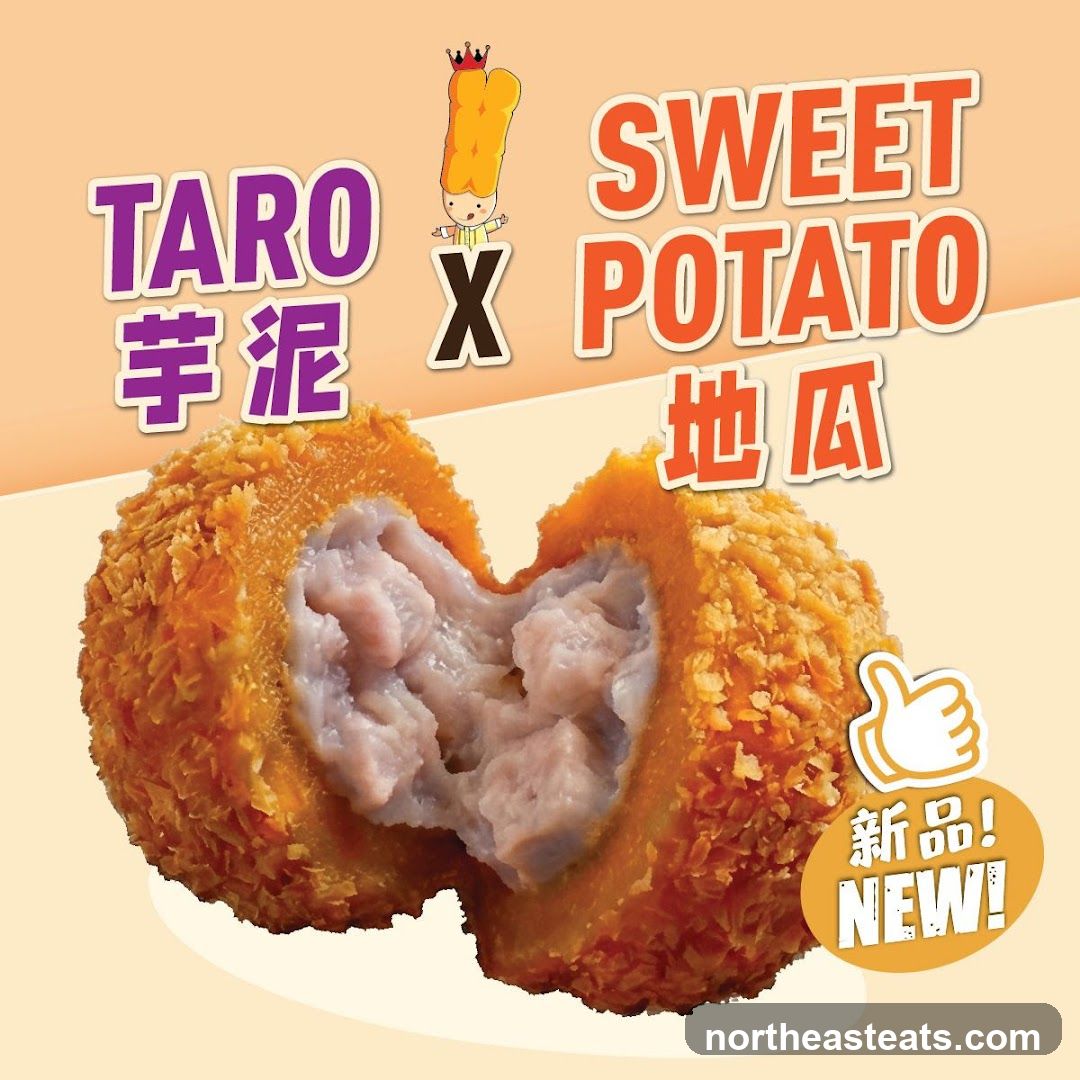 Taro Sweet Potato Snack