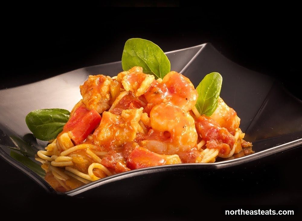 Shrimp and Pasta Dish
