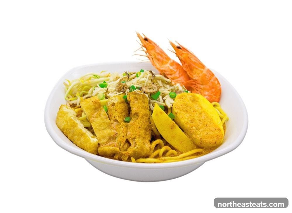 Noodle Dish with Shrimp and Tofu