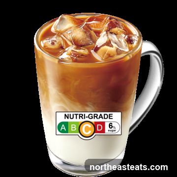 Iced Coffee with Nutri-Grade Label