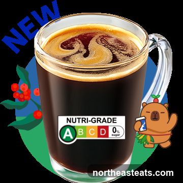 Coffee with Nutri-Grade label