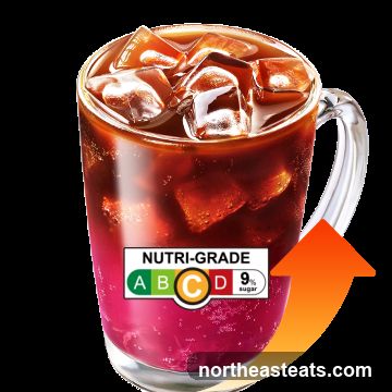 Iced Coffee with Nutri-Grade Label