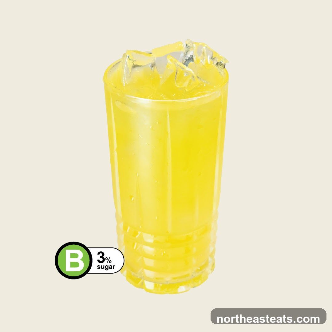 Yellow Drink with Ice