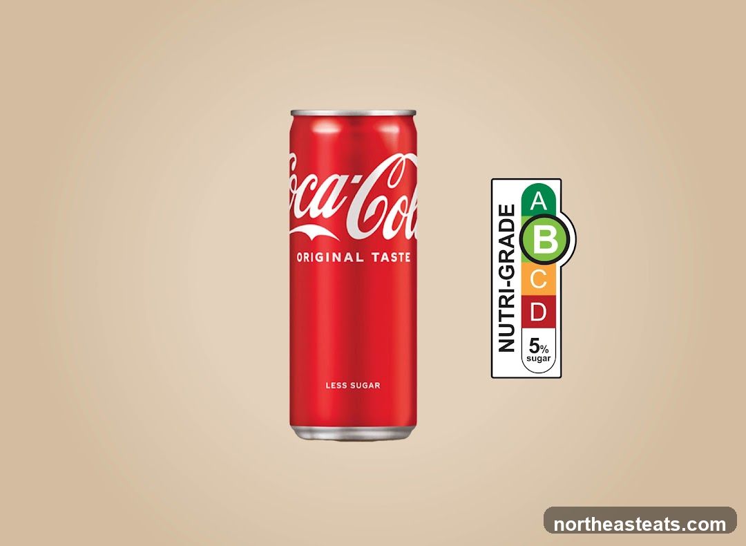Coca-Cola Can with Nutri-Grade Label