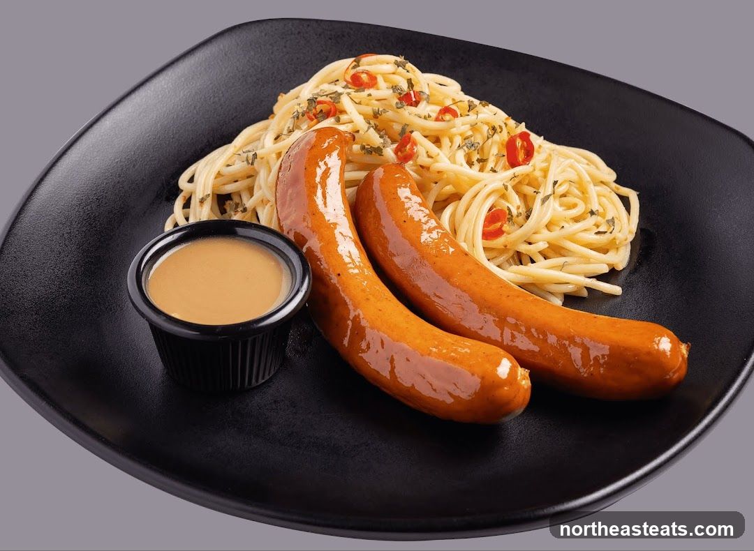 Spaghetti with Sausages
