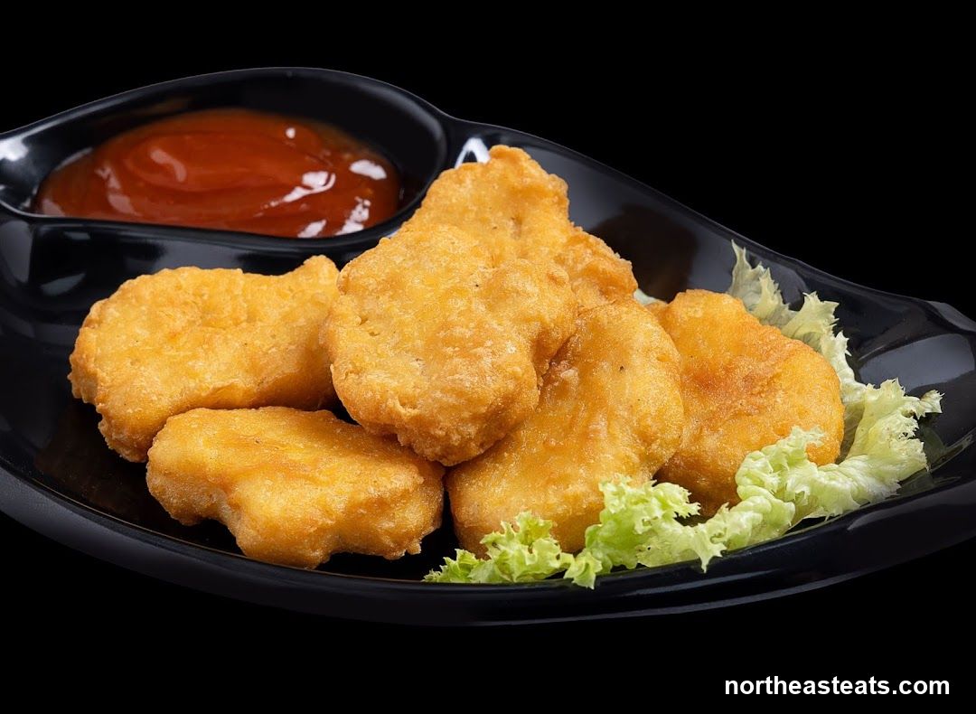 Chicken Nuggets with Ketchup