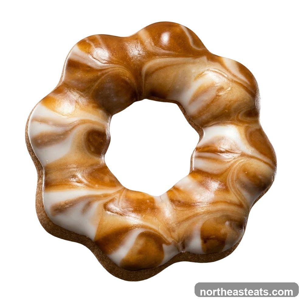Donut with Swirled Glaze