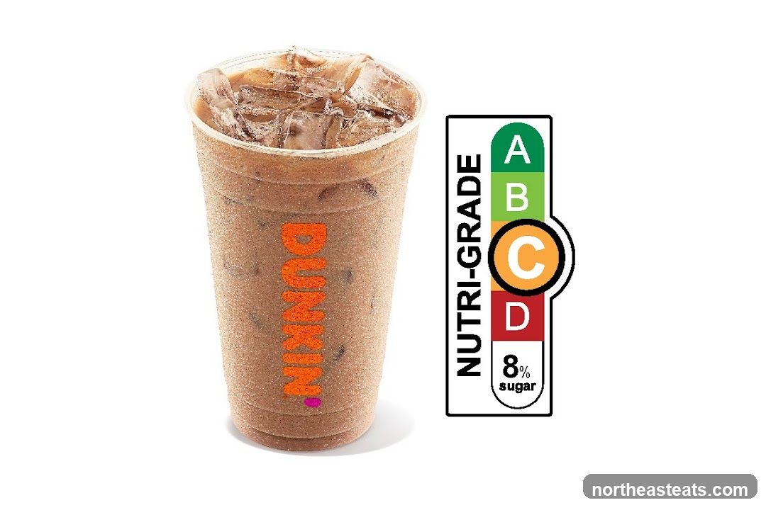 Iced Coffee with Nutri-Grade Label