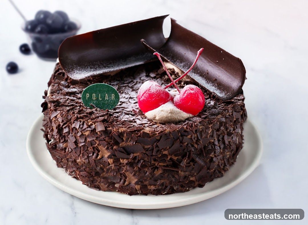 Chocolate Cake with Cherries