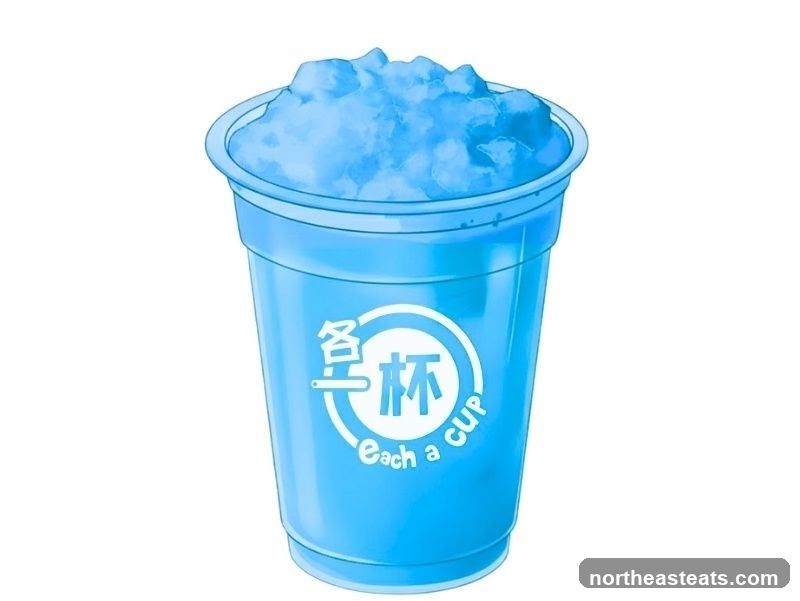 Blue Slushy Drink