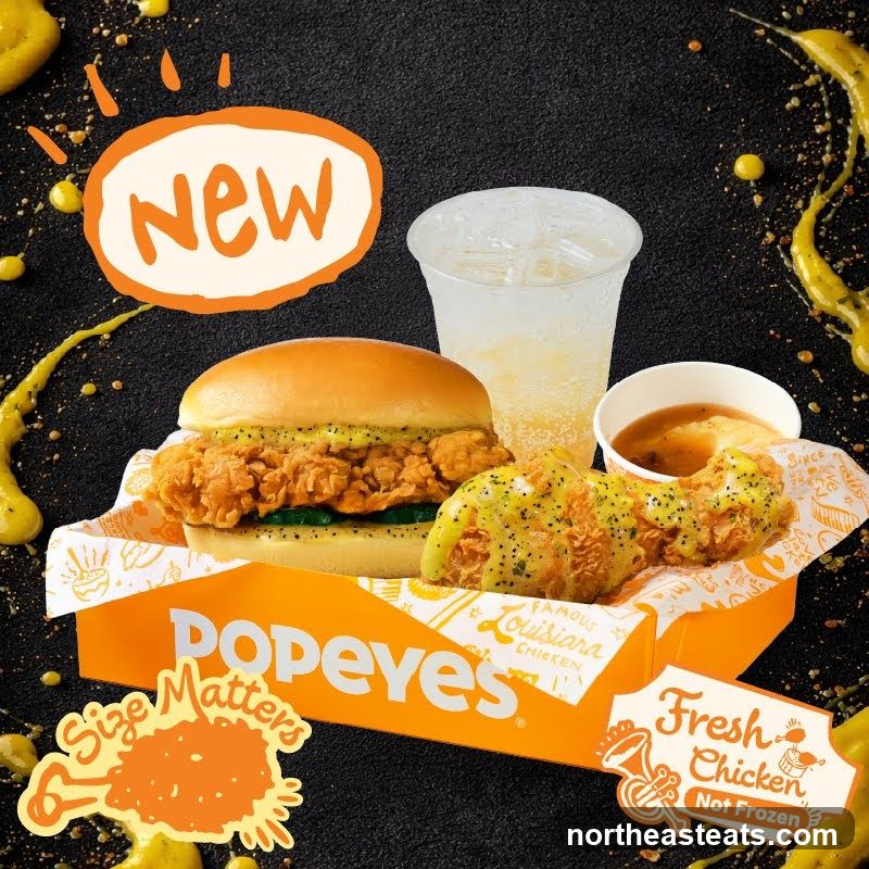 Popeyes New Chicken Sandwich Meal