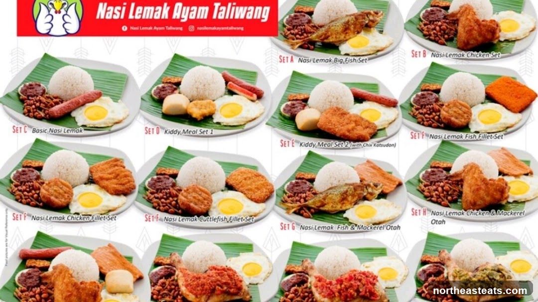 Nasi Lemak Platter